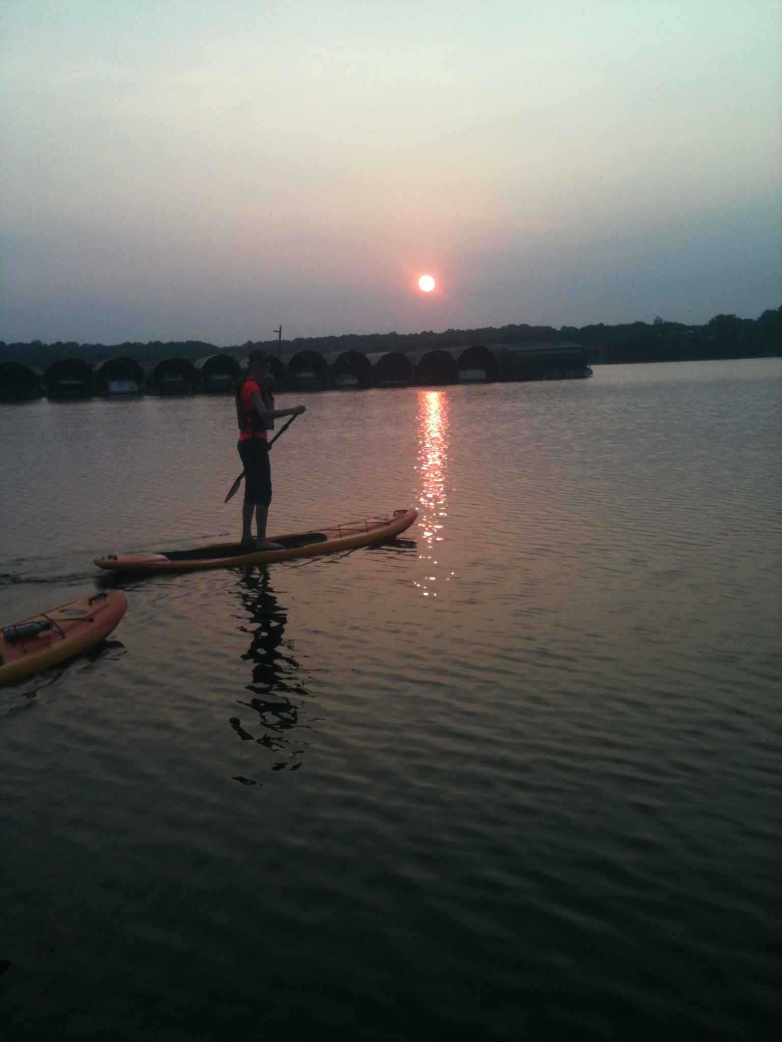 cBoard Stand Up Paddleboard Lessons SUP Yoga Lake Excelsior